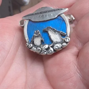 Custom Penguin Brooch balance